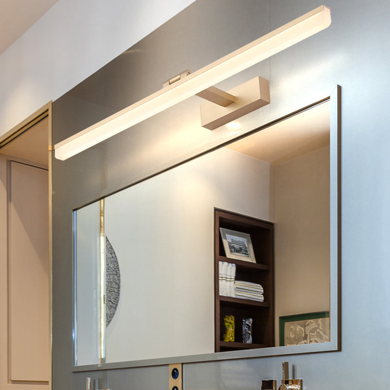 Modern Led Bathroom Mirror Cabinet Light In 3 Color Finishes