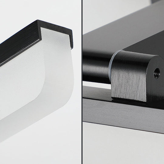 Modern Led Bathroom Mirror Cabinet Light In 3 Color Finishes