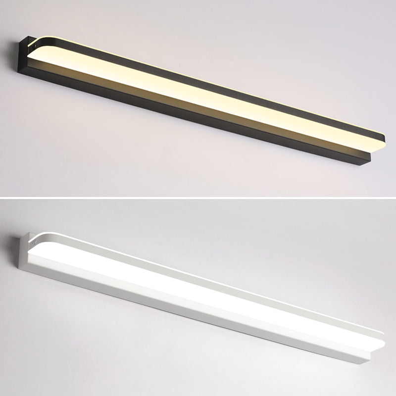 Modern Linear Vanity Wall Lamp Stylish Bathroom Lighting Solution With Multiple Sight Options