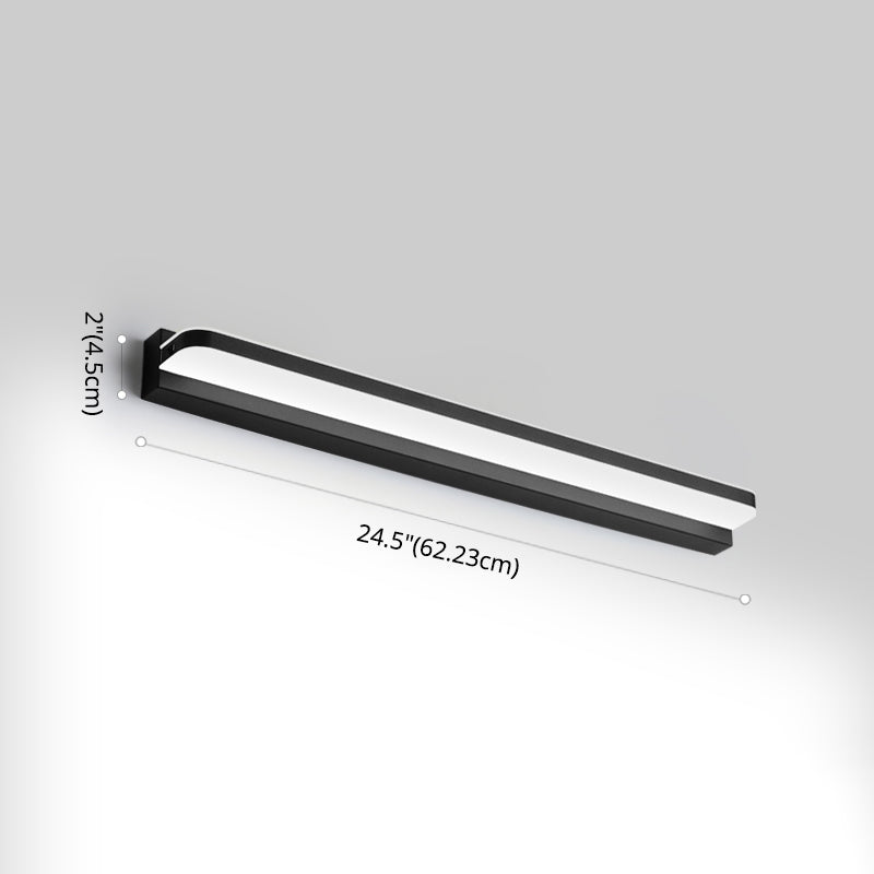 Modern Linear Vanity Wall Lamp Stylish Bathroom Lighting Solution With Multiple Sight Options