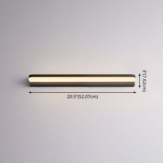 Contemporary Vanity Wall Lamp For Makeup - Bathroom Ambient Lighting