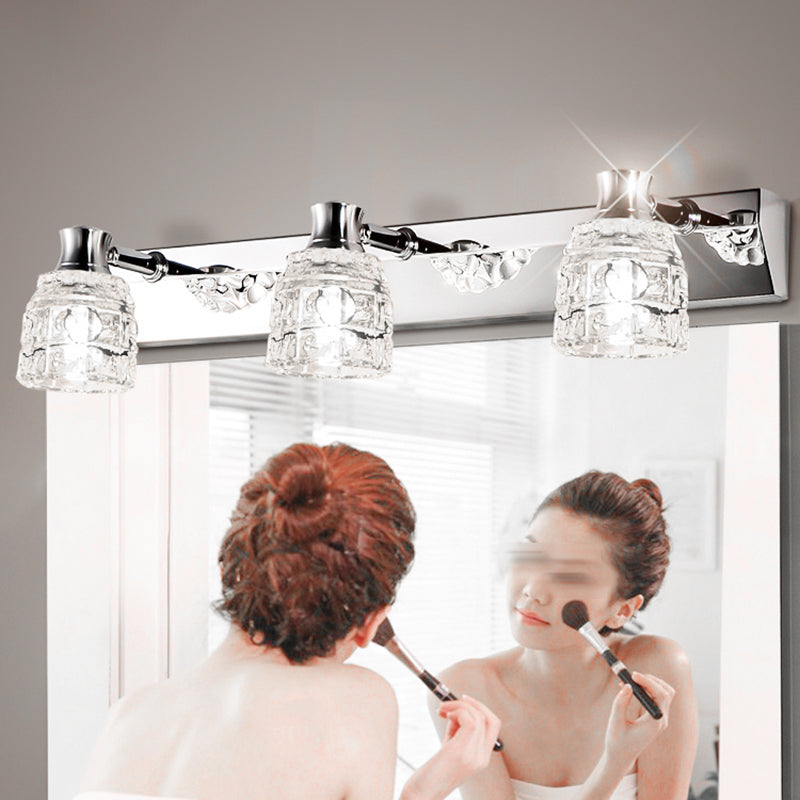 Retro Crystal Vanity Lights: Elegant Armed Wall Light Fixtures