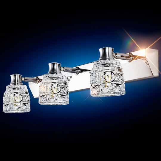 Retro Crystal Vanity Lights: Elegant Armed Wall Light Fixtures