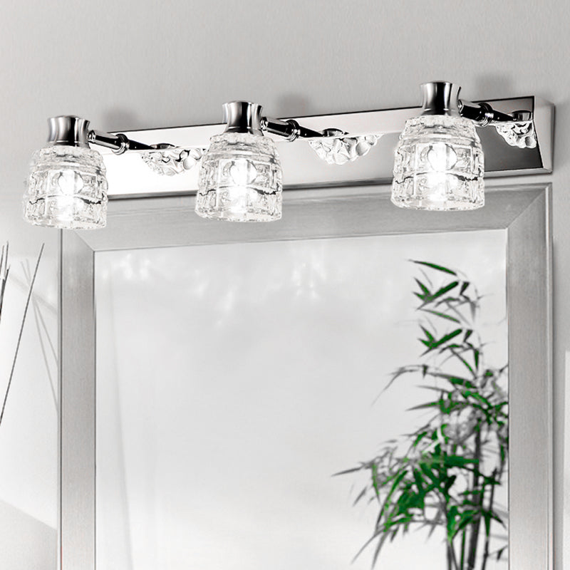 Retro Crystal Vanity Lights: Elegant Armed Wall Light Fixtures