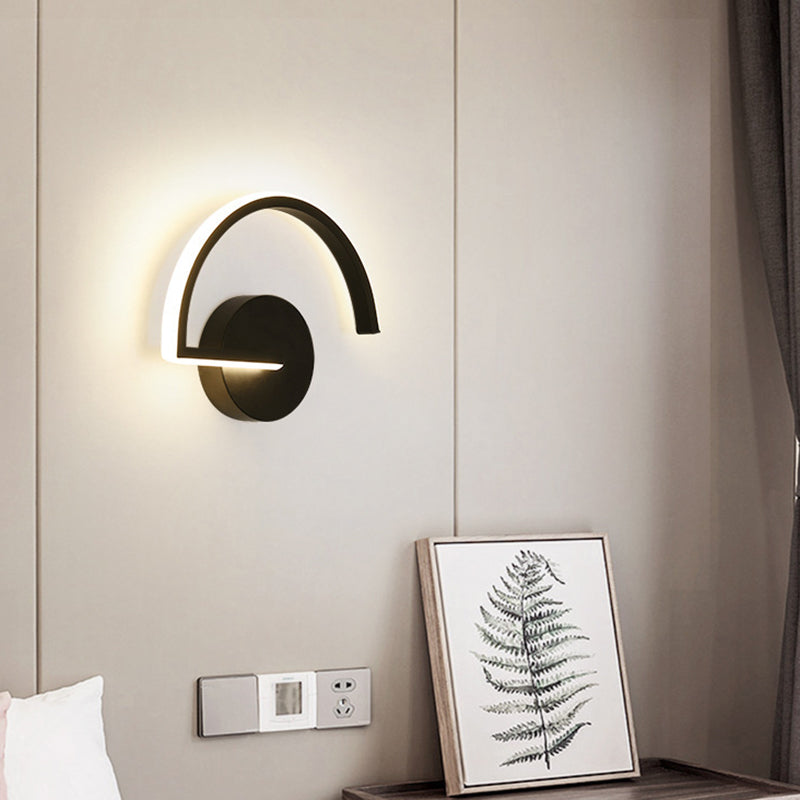 Nordic Style Led Metal Wall Sconce Lamp For Bedroom And Living Room