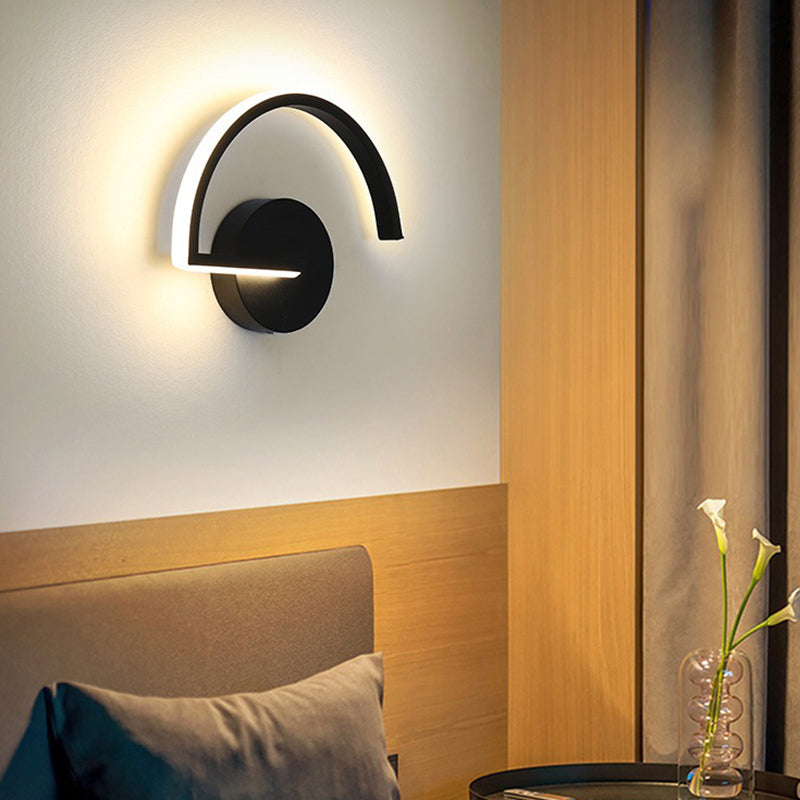 Nordic Style Led Metal Wall Sconce Lamp For Bedroom And Living Room
