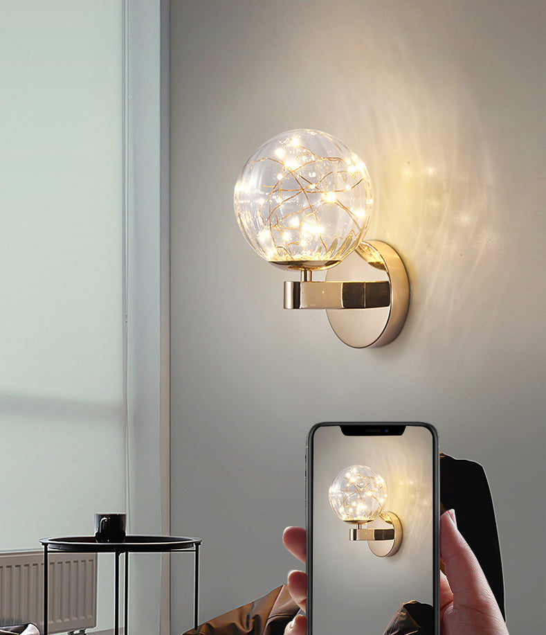 Nordic Star Wall Lamp: Modern Sconce Light For Bedroom Or Living Room