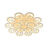 Sputnik Living Room Flush Mount Lamp - Simple Acrylic Light Fixture With Multiple Lighting Options