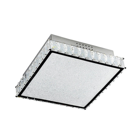 Simple Crystal Led Flush Ceiling Light For Bedroom