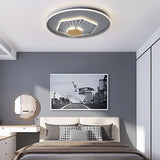 Modern Gray Hexagon Acrylic Led Flush Light Fixture 19.5/23.5 Wide - Warm/3 Color