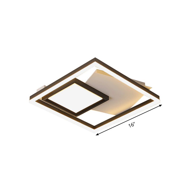Flush Mount Led Rectangle Ceiling Light