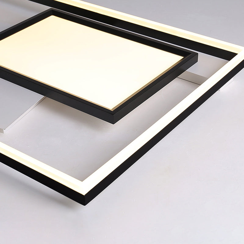 Flush Mount Led Rectangle Ceiling Light