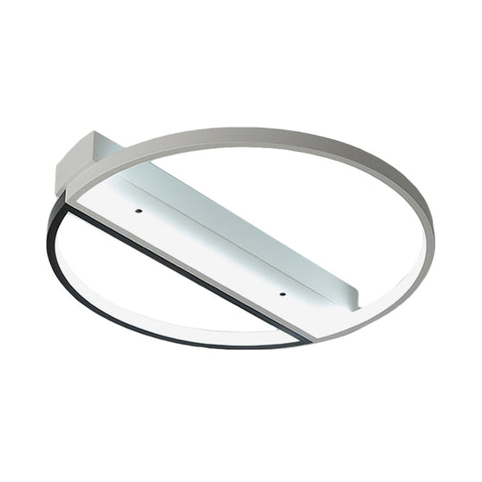 Minimalist Acrylic Led Ceiling Light - Flush Mount Ring Design