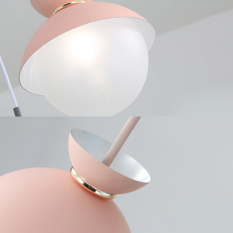 Macaron Flared Pendant Light: Gray/Blue/Pink Ideal For Dining Room