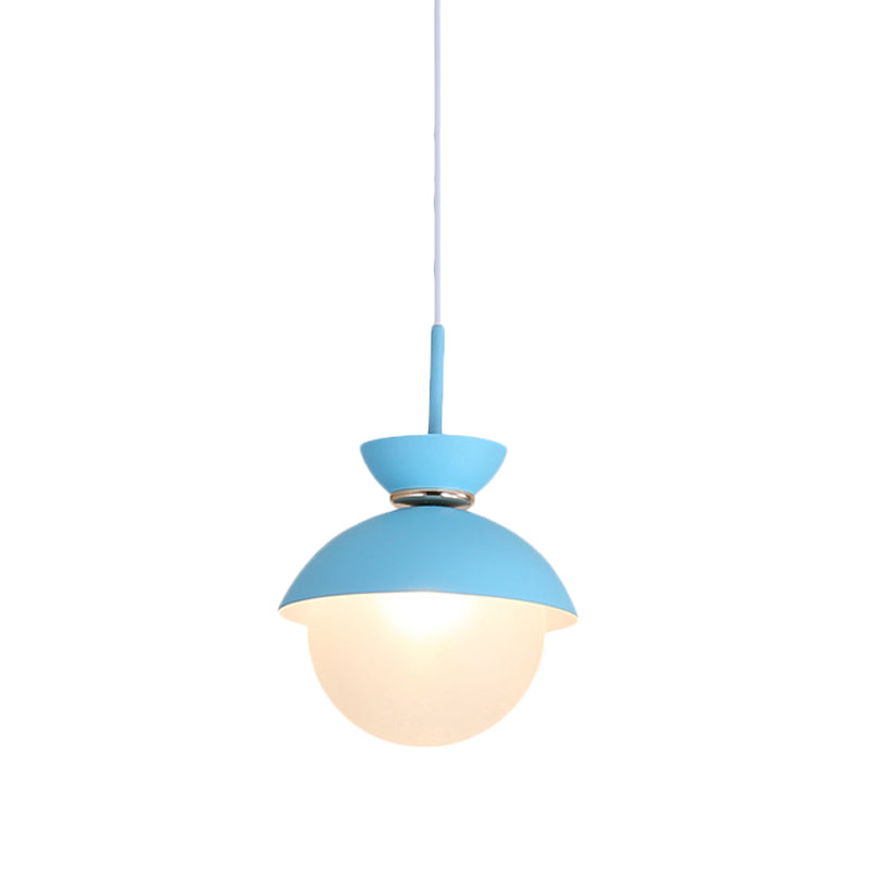 Macaron Flared Pendant Light: Gray/Blue/Pink Ideal For Dining Room