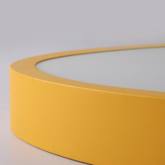 Triangle Acrylic Shade Led Flush Mount Ceiling Light In Warm/White 14’/18’/21.5’ Long For