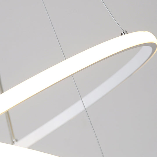 Modern Acrylic Led Orb Hanging Light Kit In Warm/White – Sizes Range From 8’ To 23.5’ Wide