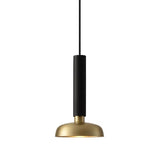 Barn Metal Pendant Light Kit: Minimalist 1-Light Hanging Lamp For Bedside - White/Black