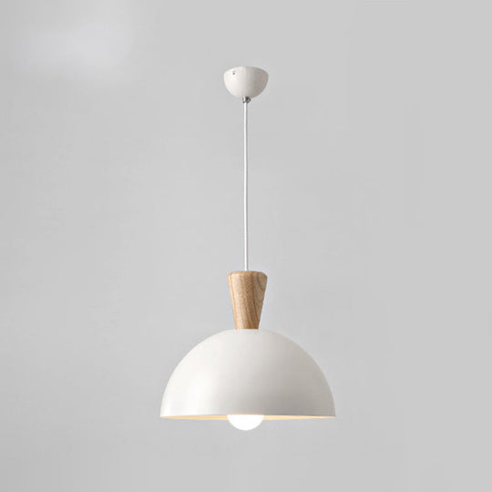 Modern White/Pink Metal Pendant Ceiling Light For Dining Rooms