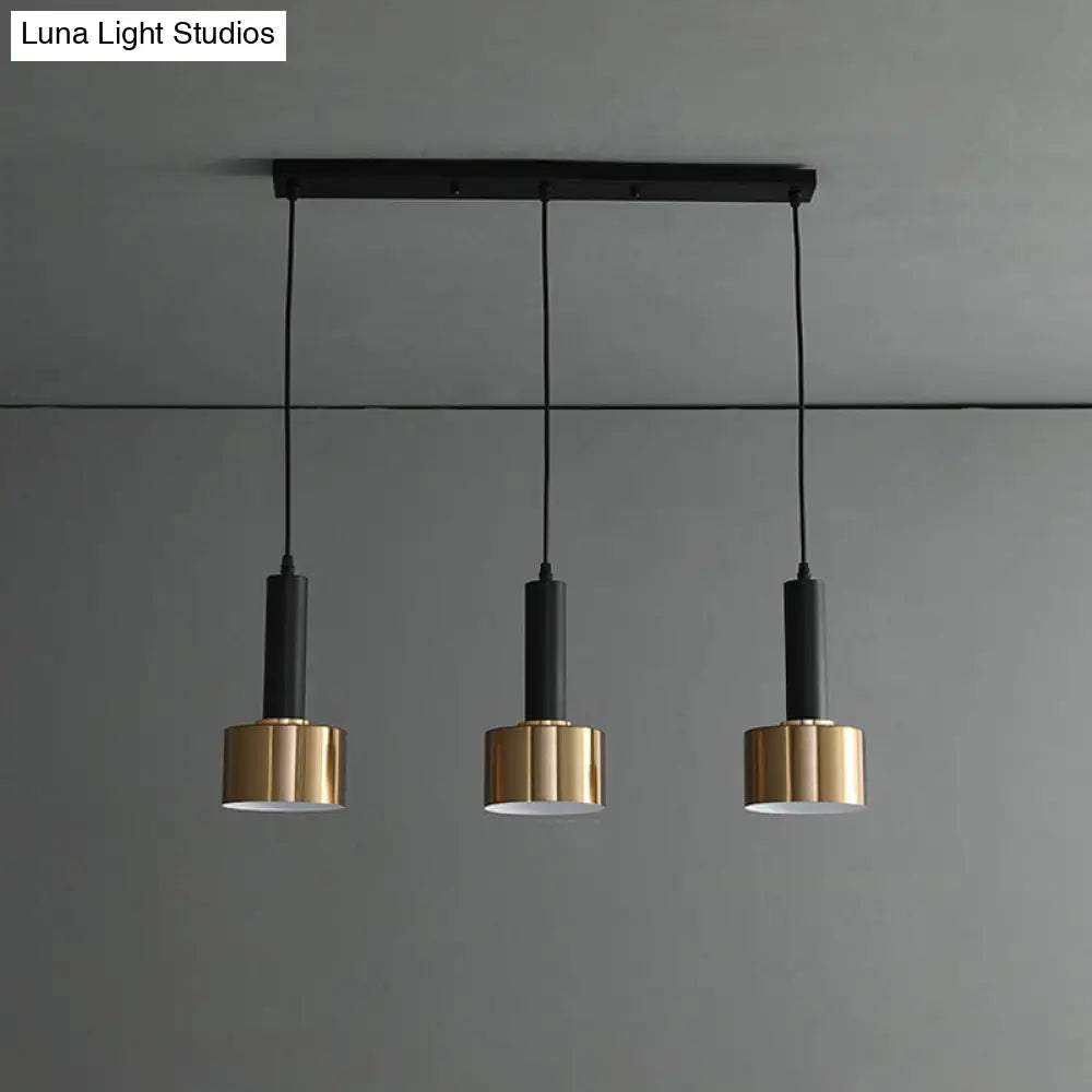Metallic Brass Grenade Shape Ceiling Light Fixture - Simplicity 3 Heads