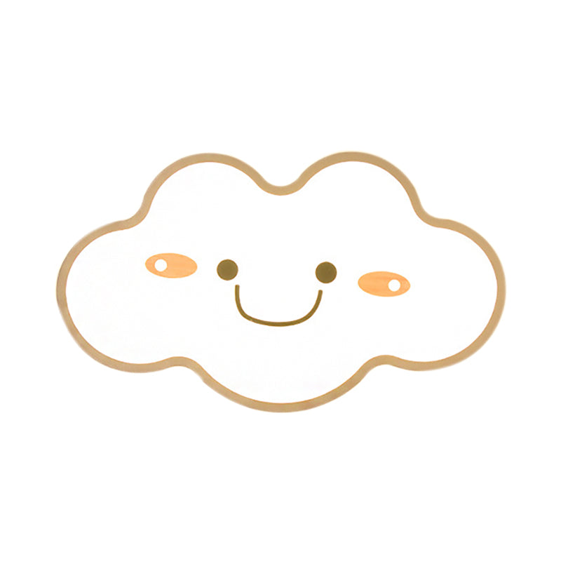 Shy Cloud Acrylic Led Ceiling Light For Child’s Bedroom In White