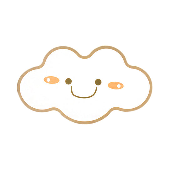 Shy Cloud Acrylic Led Ceiling Light For Child’s Bedroom In White