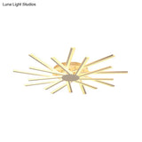 31.5’/39’ Led Living Room Ceiling Light White Semi Flush Fixture With Spiral Acrylic Shade In