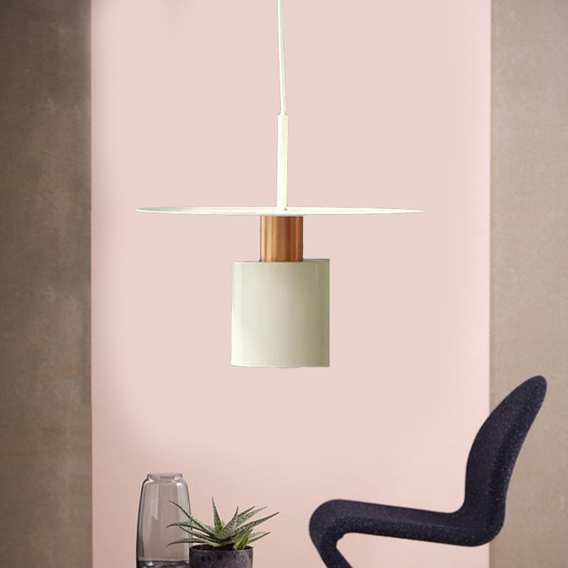 Copper Pendant Light - Modern Metal Cylindrical Design 8’/12’ Wide Hanging Lamp For Ceiling / 8’
