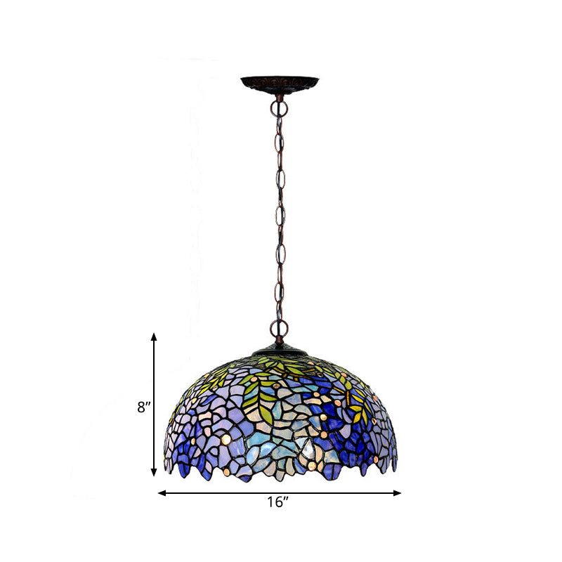 Tiffany Yellow Cut Glass Pendant Chandelier - Ideal For Kitchen 8’/12’/16’ W