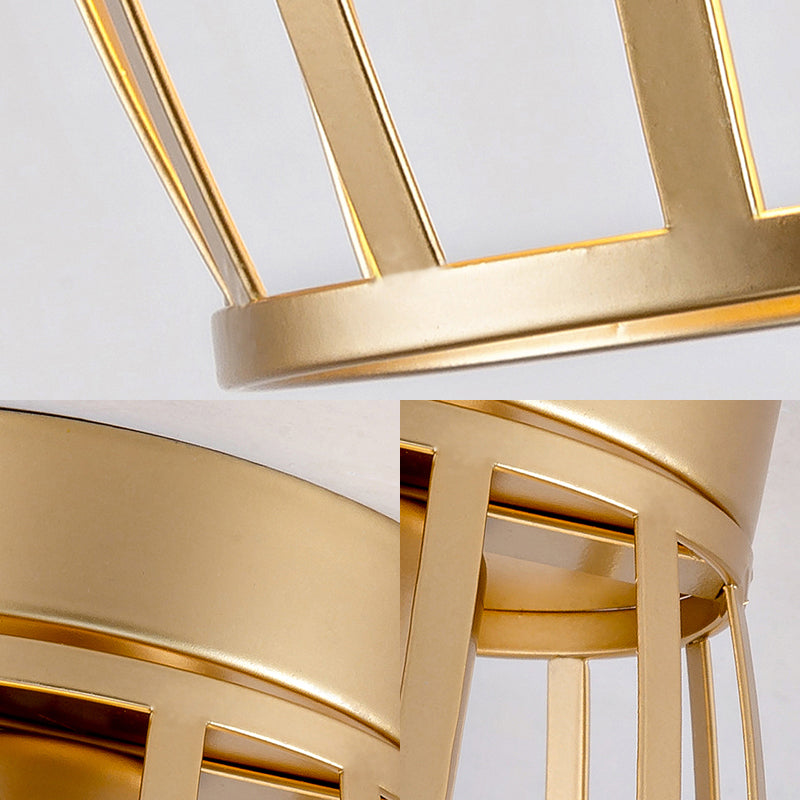 Nordic Metal Ceiling Mount Lamp | Oval Flush Light 1 Corridor Lighting -