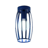 Nordic Metal Ceiling Mount Lamp | Oval Flush Light 1 Corridor Lighting -