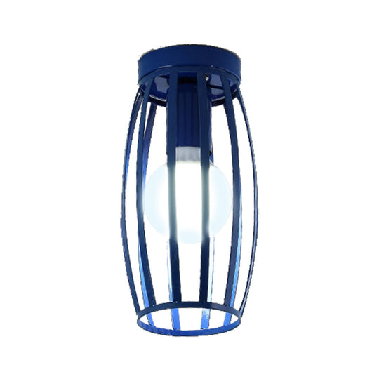 Nordic Metal Ceiling Mount Lamp | Oval Flush Light 1 Corridor Lighting -