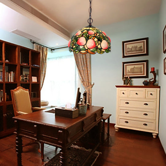 Victorian Peach Bronze Cut Glass Chandelier Pendant Light - 1/2/3 Lights Pink Dining Room Décor