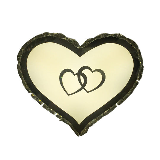 Led Bedroom Wall Sconce With Heart-Shaped Crystal Shade In Warm/White Light - Simple & Chic Lighting