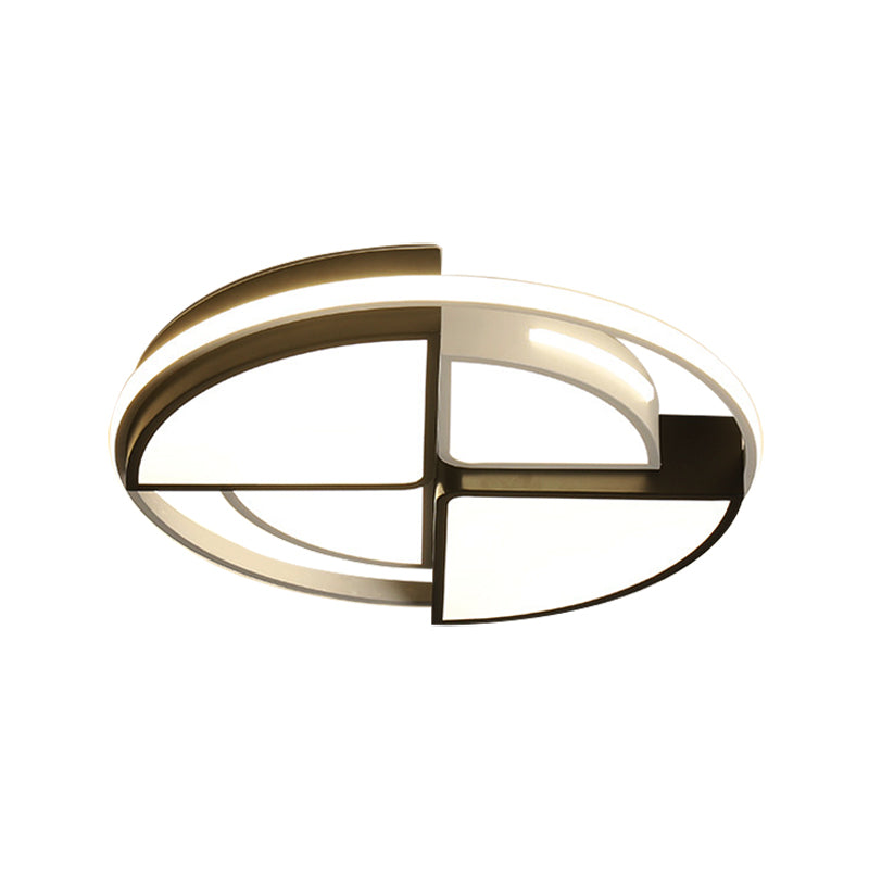 Modern Acrylic Round Ceiling Lights Flush Mount - Warm/White 16’/19.5’’ Note: Seo