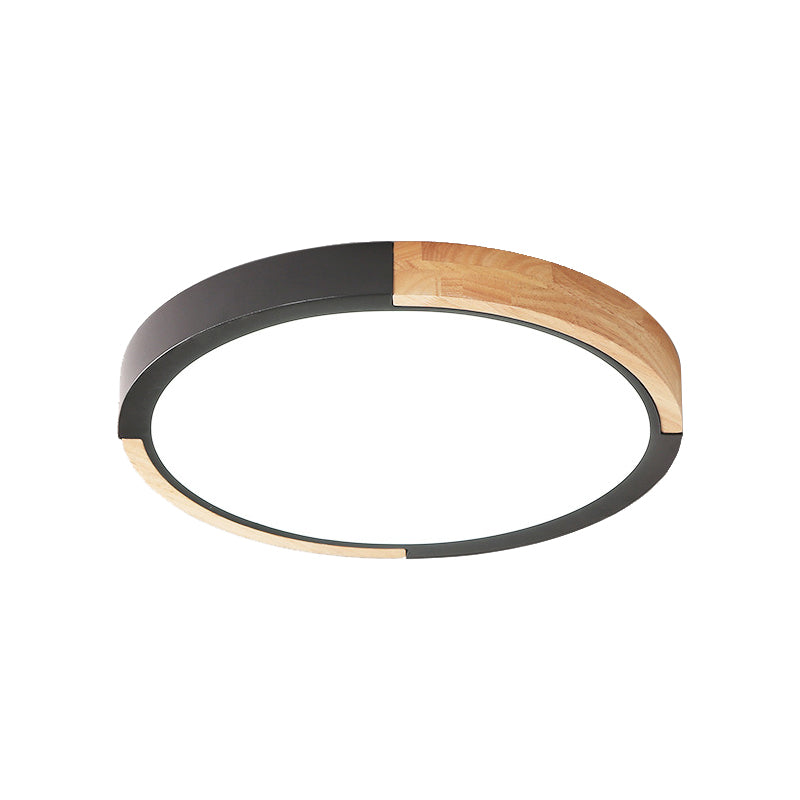 Nordic Style Led Ceiling Flush Mount Lighting With Acrylic Shade