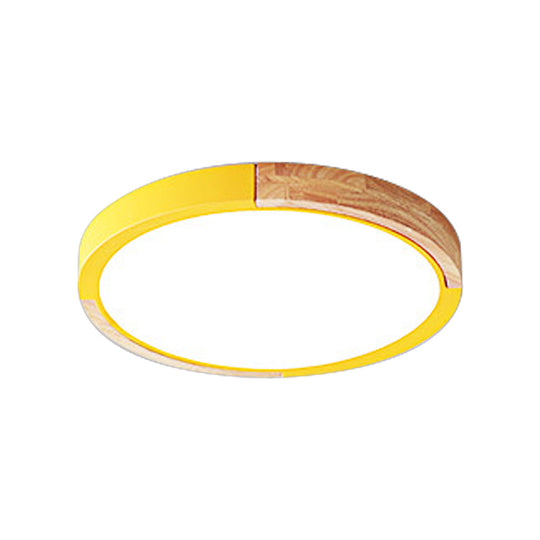 Nordic Style Led Ceiling Flush Mount Lighting With Acrylic Shade