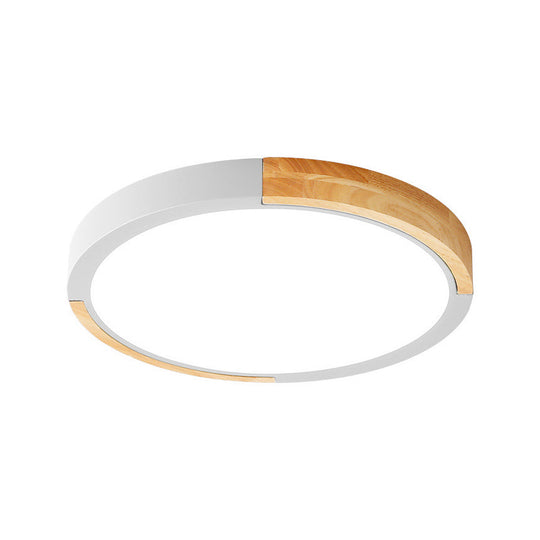 Nordic Style Led Ceiling Flush Mount Lighting With Acrylic Shade