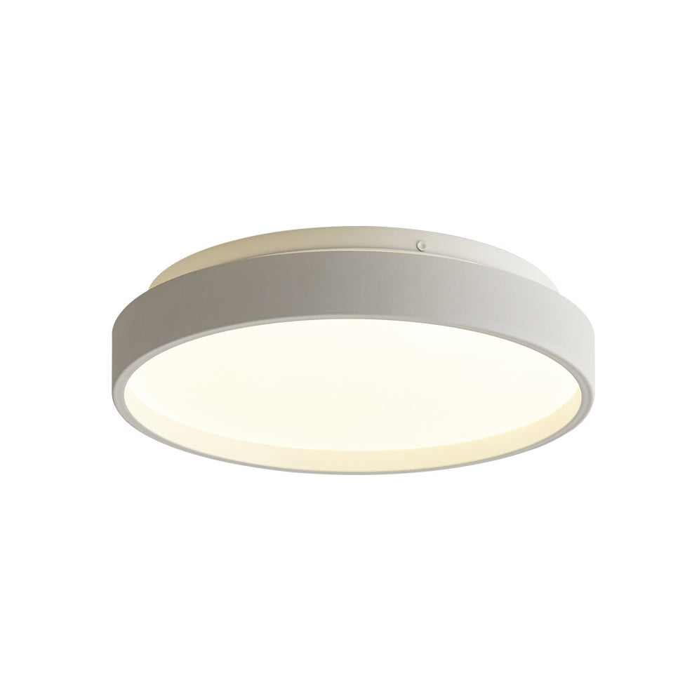 Modern Acrylic Flush Mount Ceiling Light - 12’/18’ Round Coffee Bronze/Gold/White Indoor Use