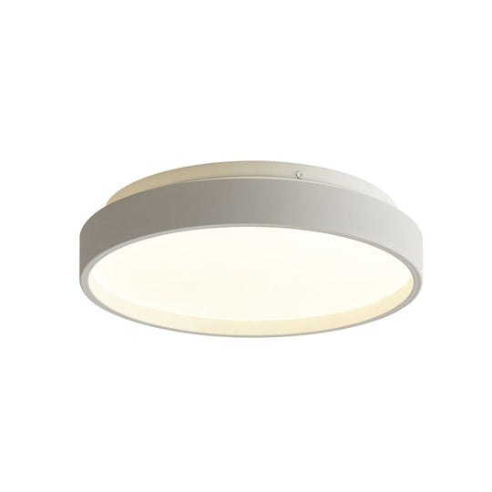 Modern Acrylic Flush Mount Ceiling Light - 12/18 Round Coffee Bronze/Gold/White Indoor Use