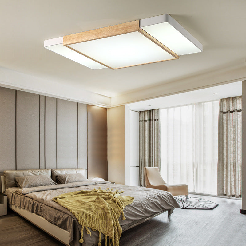 Nordic Style Wood And Metal Ceiling Lights
Alternatively:
Squared Lights In Metal
Modern With Design