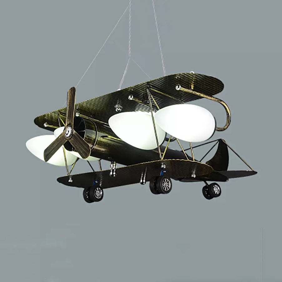 Vintage-Style Glider Kindergarten Metal Chandelier In Antique Brass

Note: Seo Is Important So Its