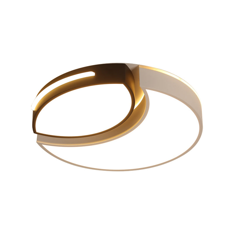 Modern Acrylic Round Ceiling Lights - 16’/19.5’/23.5’ Warm/White Indoor Lighting