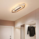 Nordic Iron Led Flush Lighting For Bedroom In Warm/White Light (23.5 31.5 39 W) White / Warm