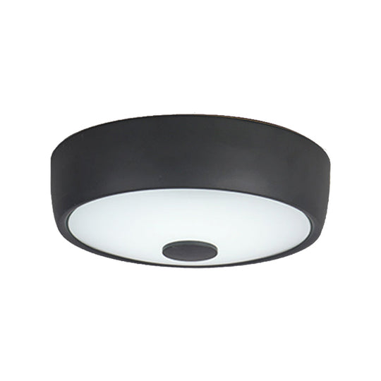 Macaron Drum Ceiling Flush Light In Metal With Led Ideal For Kids Room Available Various Colors
