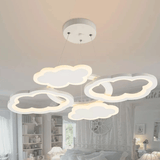 Nordic Acrylic Led Cloud Ceiling Pendant Light For Bedroom - Warm/White Lighting
