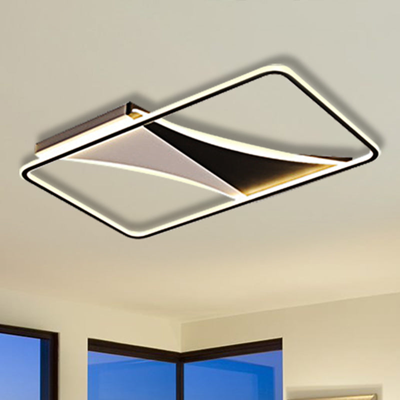 Ultra Thin Flush Metallic Led Ceiling Light - Warm/White Various Sizes Available