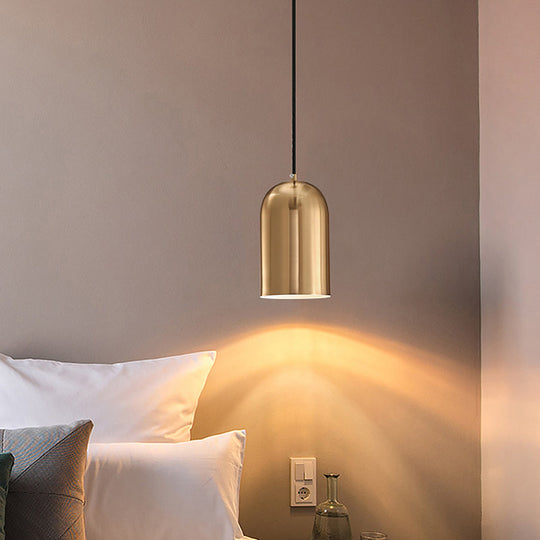 Gold Bell Pendant Light For Dining Tables - Post Modern Minimalist Design