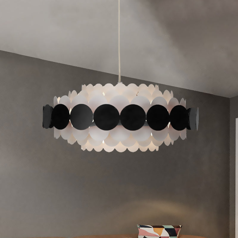 Contemporary Acrylic Oval Chandelier: Led Hanging Pendant Lamp For Living Room - 16/19.5/23.5 Wide