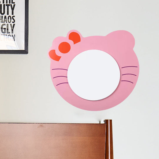 Childrens Led Ceiling Mount Light With Wooden Cartoon Pattern - Ideal For Kindergarten